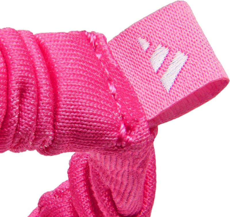 Adidas Thin Hair Scrunchies - Black and Lucid Pink - Image 4