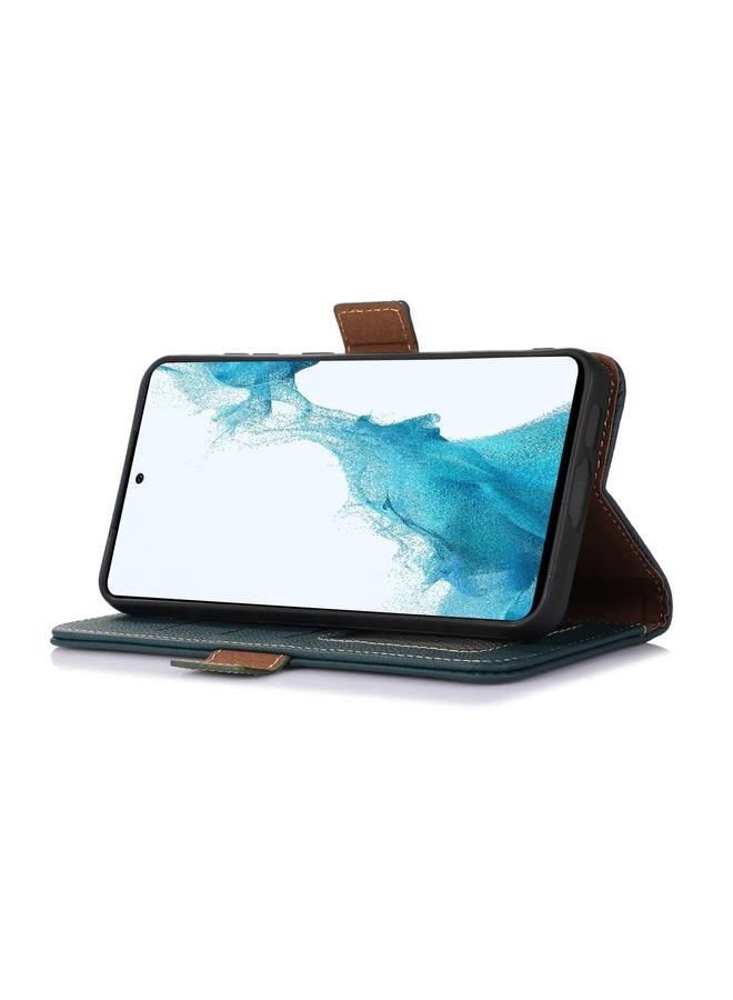 S-TOP Case For Huawei Mate 60 Pro Side-Magnetic TJ Genuine Leather RFID Phone Case - Image 5