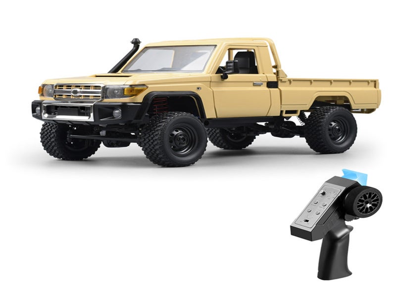 Remote Control Crawler, 1:12 Scale Remote Control Pickup for Kids Adults 2.4Ghz Rechargeable Remote Control Rock Crawler Car Toy with Controllable Headlights - Image 1