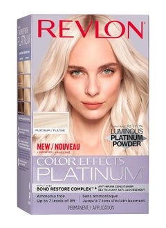 Revlon Revlon Color Effects Permanent Highlighting Kit, Ammonia & Paraben Free Hair Dye, 60 Platinum, 8 Oz (Pack of 1)  - Image 1