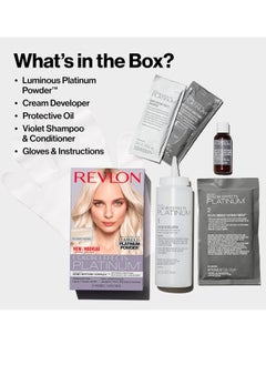 Revlon Revlon Color Effects Permanent Highlighting Kit, Ammonia & Paraben Free Hair Dye, 60 Platinum, 8 Oz (Pack of 1)  - Image 2