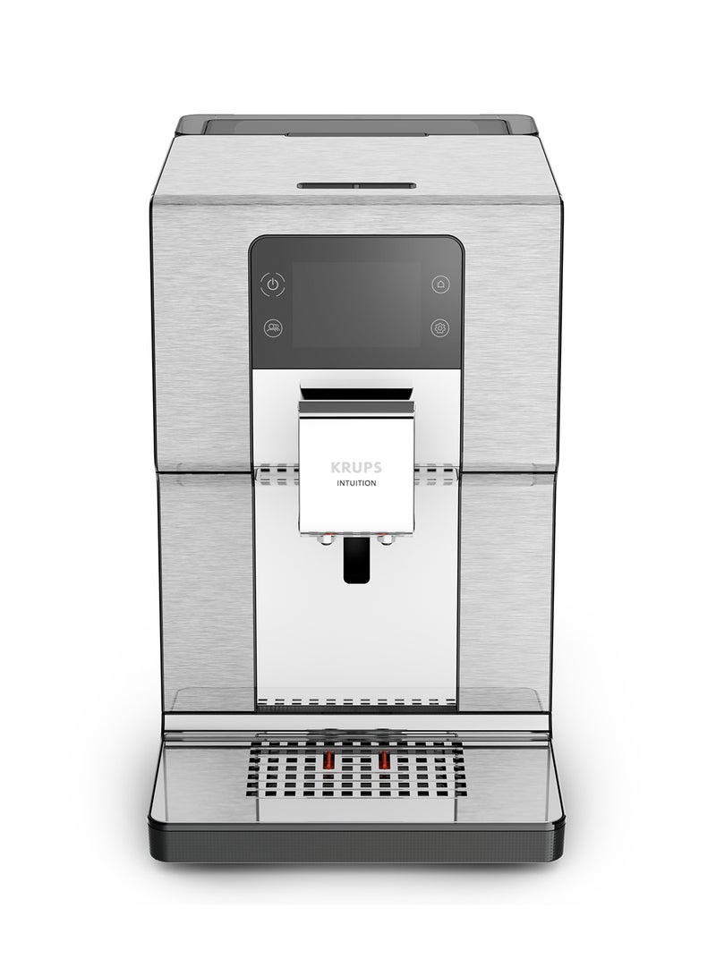 Krups Intuition Experience + | Bean-To-Cup Coffee Machine | Quiet Coffee Machine | 20 Drinks | Color Touch Screen | 50-60Hz | Brushed Stainless Steel | EA877DM0  - Image 2