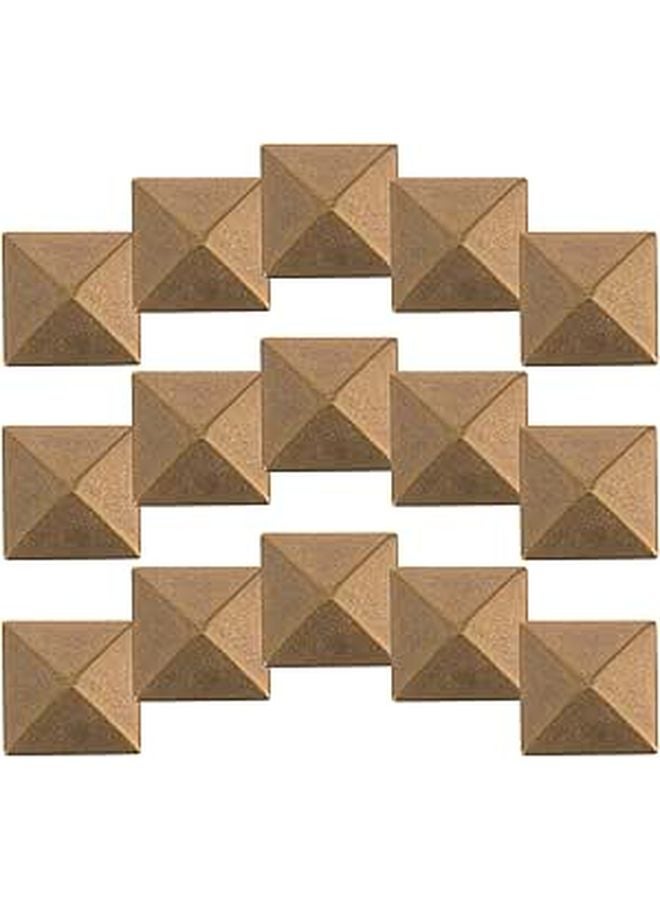 Metal Pyramid Flatback Rivets Studs For Leather Craft DIY Clothes Shoes Bags Decoration - Image 1