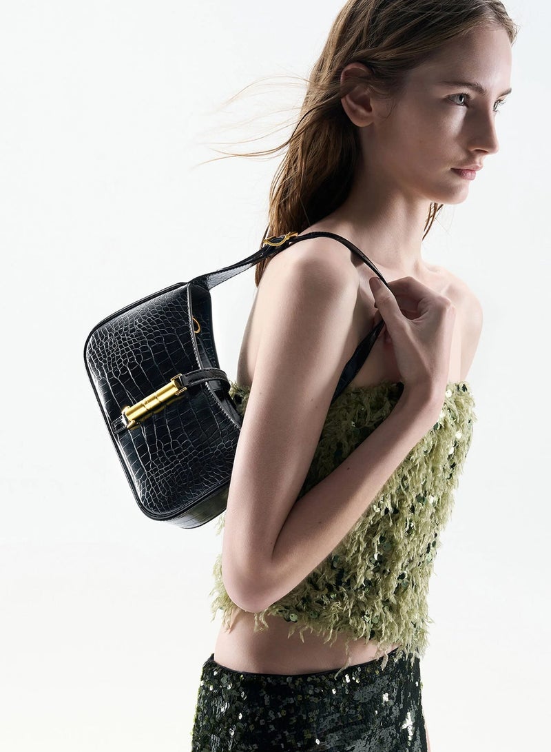 تشارلز & كيث حقيبة الكتف المعدنية - Image 2