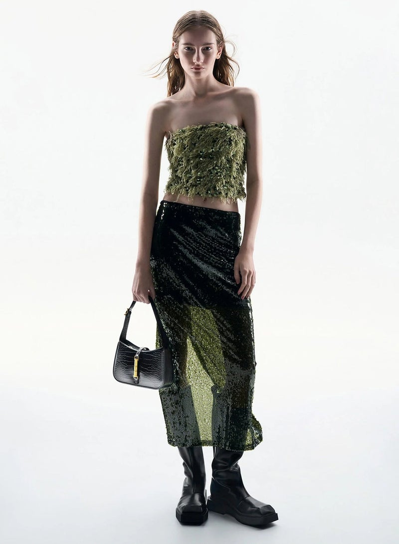 تشارلز & كيث حقيبة الكتف المعدنية - Image 4