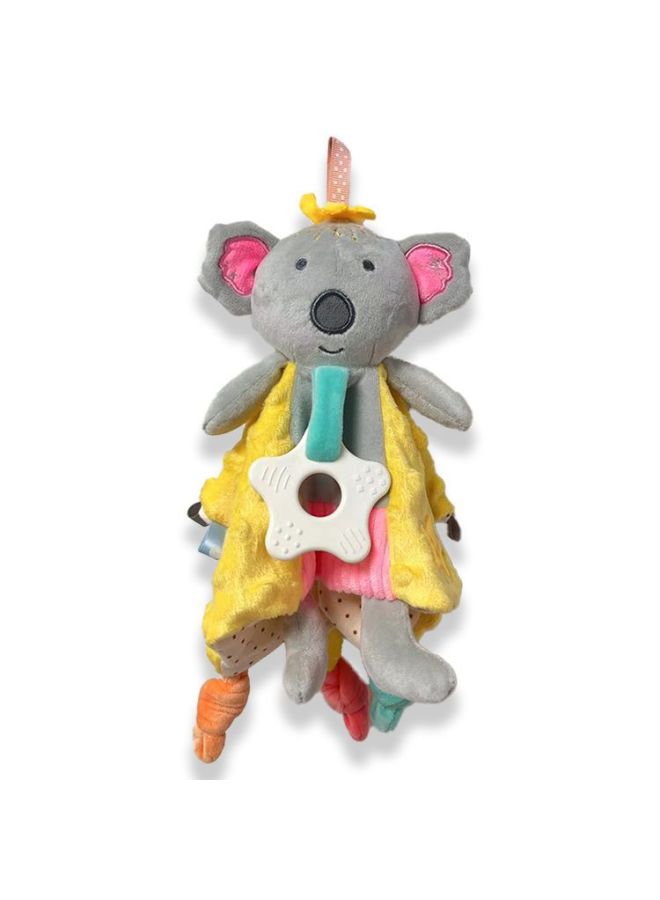 Baby Toy 0-1 Years Old Ammolation Towel Baby Sleeping Doll Entrance Comfort Doll Baby Toy Rattle-Colour:Yellow Koala Triangle Scarf  - Image 1
