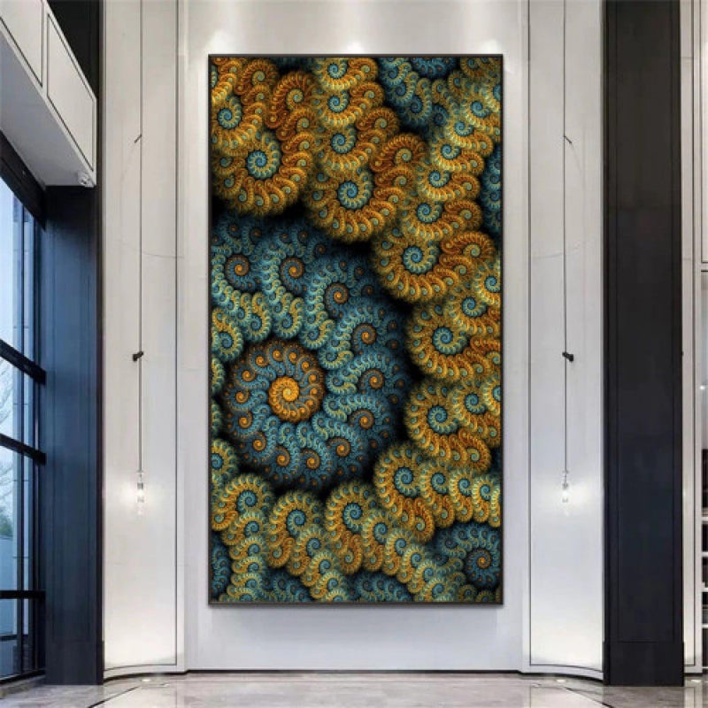 ماركتنا لوحة قماشية بتصميم مودرن مع برواز مجوف مقاس (60×90) قطعة واحدة - Image 1