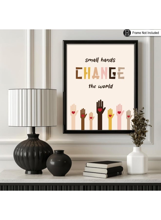 Poster Master Small Hands Change The World Poster - Image 3