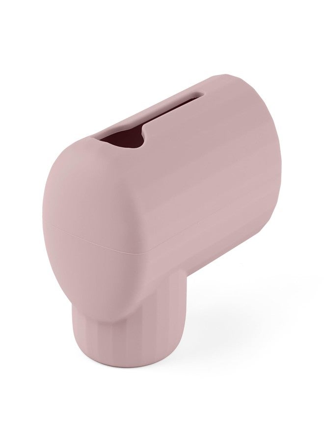 Sallurna Bath Spout Cover, Soft Silicone Bathtub Faucet Cover Safety Universal Fit (Blush) - Image 1