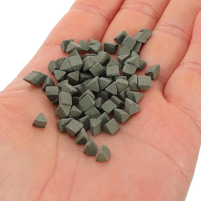 Triangular Tumbling Abrasive Media 450 Gram Fast Buffing For Jewelry Polishing Rock Tumbling Vibration Machine - Image 4