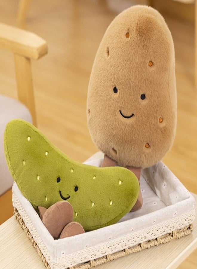 OUKEYI Bread Plush Toys, Snack Pillow,Soft Little Potato Doll/Croissant Plush Toy,Cute Food Plushie Stuffed Toy Throw Pillow for Fans Gift,Birthday Christmas (Little Potato) - Image 4