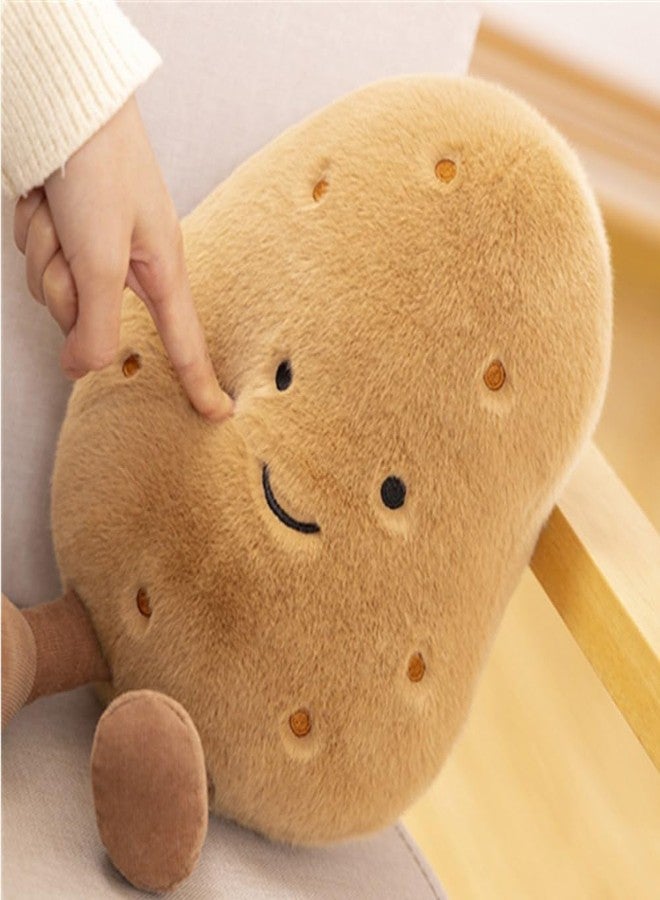 OUKEYI Bread Plush Toys, Snack Pillow,Soft Little Potato Doll/Croissant Plush Toy,Cute Food Plushie Stuffed Toy Throw Pillow for Fans Gift,Birthday Christmas (Little Potato) - Image 2