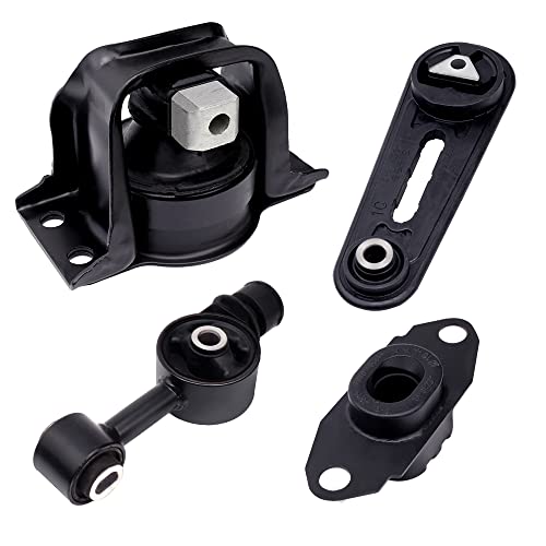 YBDDZH Engine Motor and Transmission Mount Kit Compatible with 2007-2012 Nissan Versa 1.8L & 2009-2014 Nissan Cube 1.8L Transmission, Replace OE A4312 A4318 A4320 A4323 Set of 4 - Image 1
