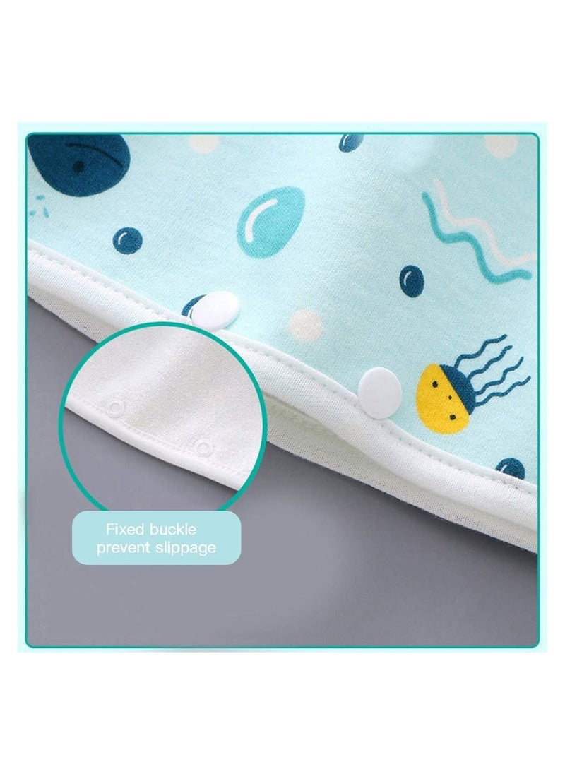 RATSAW 2 Pack Baby Diaper Skirt Washable Waterproof Toddler Potty Training Skirt Cotton Toilet Training Nappy Skirt for Baby Boys Girls Multicolour  - Image 2