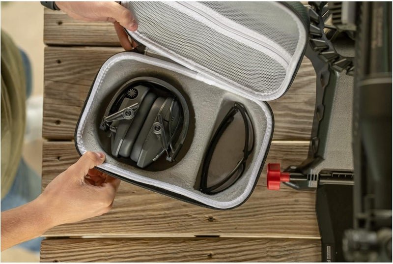WALKER'S Weather-Resistant Durable Shockproof Dustproof EVA Storage Case for Earmuffs and Glasses - Image 3