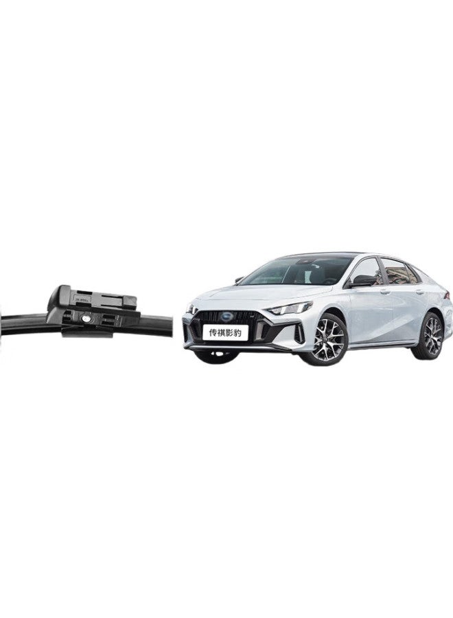 YITU Windshield Wiper Blades Compatible With Gac Trumpchi Yiyue, Original Size A-Grade Rubber Strip, 1 Pair - Image 3