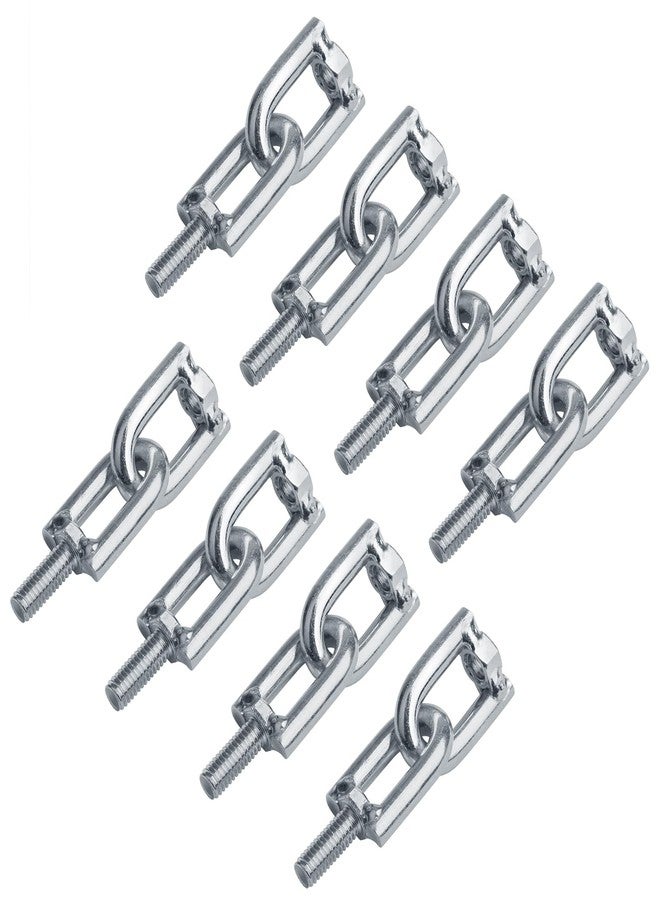eoere 8 PCS 3/8-IN.-16 Swivel Hanger Female-Male for Strut Channel Set Kits, Threaded Rod Hanger, Swivel Joint - Image 5