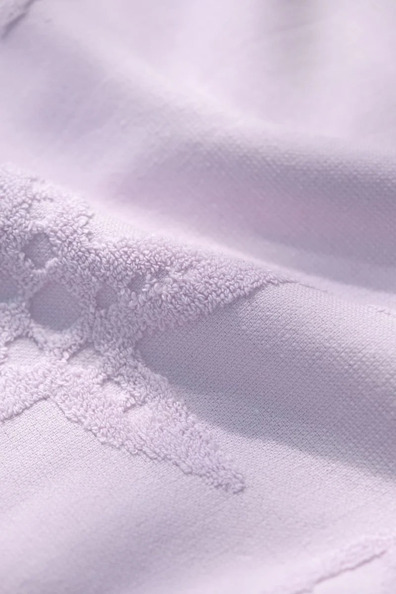 فافورا Trend 100% Cotton Embossed Beach Towel - Lilac