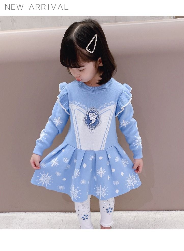 Loquat Fairy Princess Themed Party Dress Blue