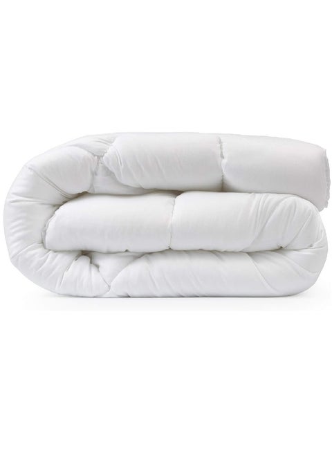 REDTOMMY Soft Solid Double Size Duvet Insert Microfiber White 200x200cm