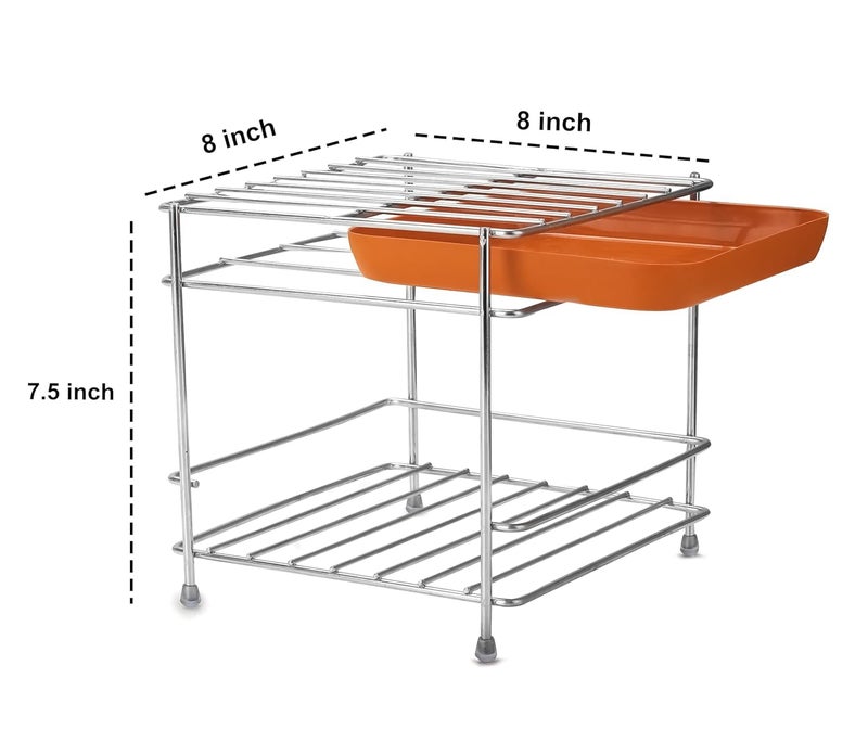 CR18 COLLECTION (Pot & Glass Not Included | FREE Tray with Matka Stand | Water Dispenser Stands | Filter ,Tulsi stand and gamla stand 3in 1 stands - Image 3