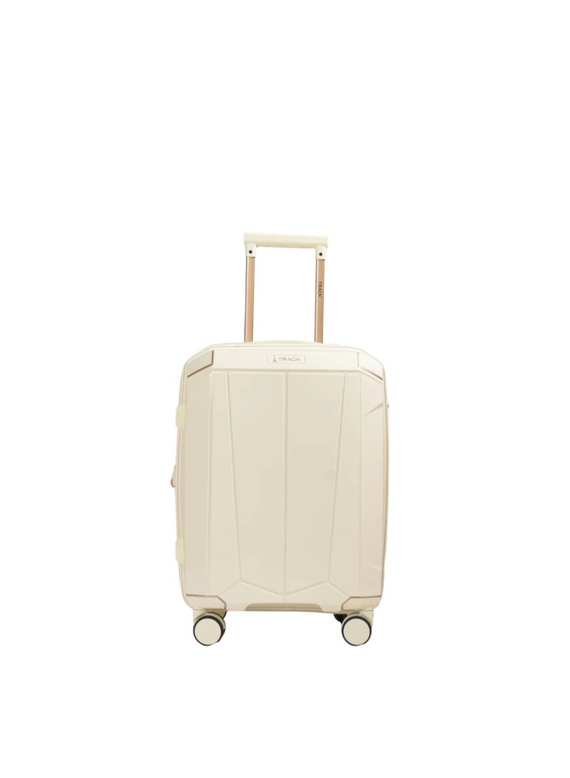 Track Track PP Carry On Luggage 925-20 Hard Shell Cabin Suitcase 20 Inch Expandable with Combination Lock, Double Zip & 4 Double Spinner Wheels