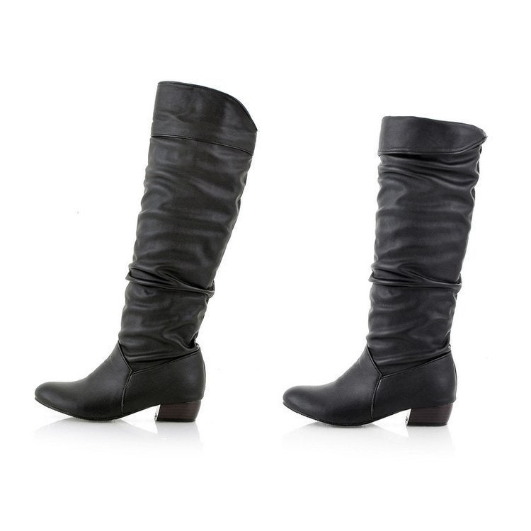 Long Boots Martin Boots Long Boots High Boots Women'S Boots Black Long Boots White Boots - Image 1