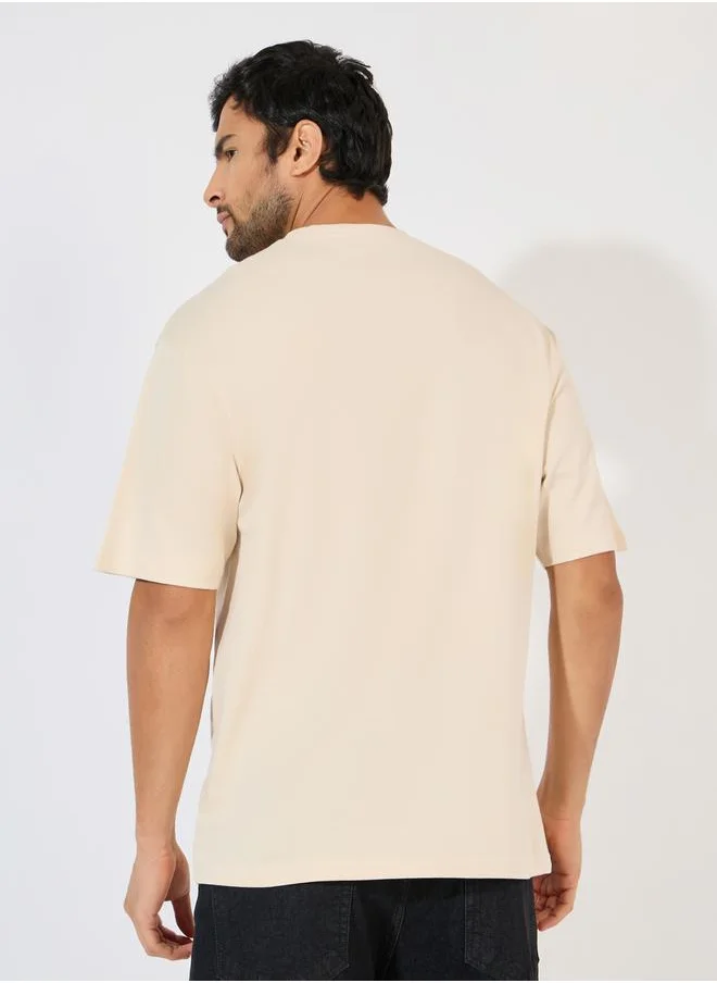 Styli Basic Crew Neck Oversized T-Shirt