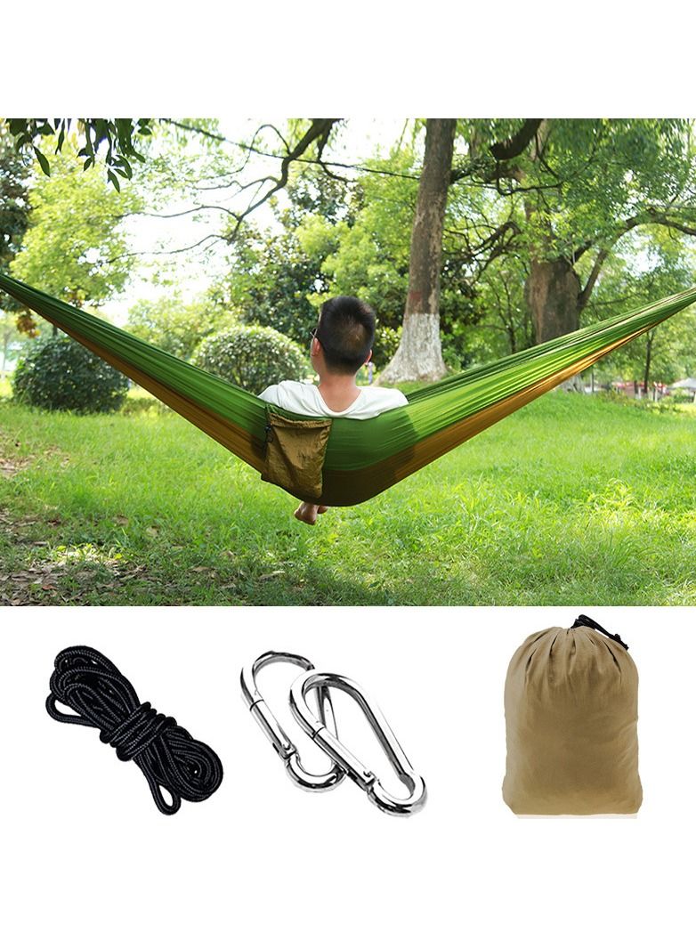 Loquat Comfortable Outdoor Nylon Hammock Size 270*140 CM