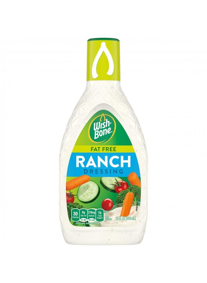 Wish-Bone Fat Free Ranch Salad Dressing, 15 Fl Oz - Image 1