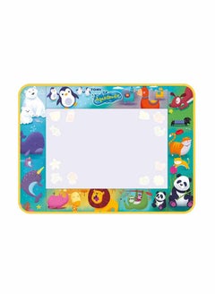 TOMY Aquadoodle  Animal Friends Doodle, Official Tomy No Mess Colouring & Drawing Game, Water Play Mat, Magic Pen, Suitable for Toddlers and Children Aged 18 Months+