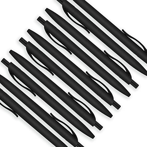 Deegtran 200 Pack Retractable Black Barrel Click Pens, Medium Point, Smooth Ink, 1.0MM - Image 4