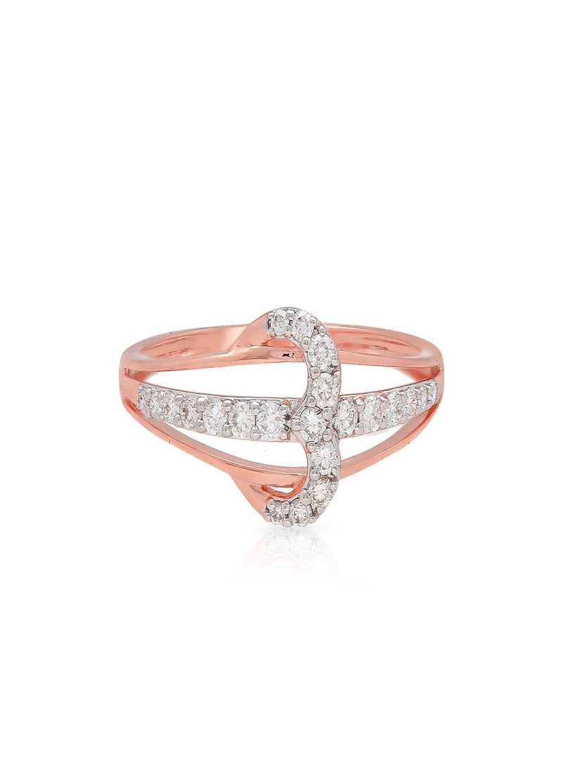 Malabar Gold and Diamonds - Malabar Gold and Diamonds 18 Carat 750 Purity Diamond Ring MGNBSC2816RN1RVVSVS-GH13 - Image 1