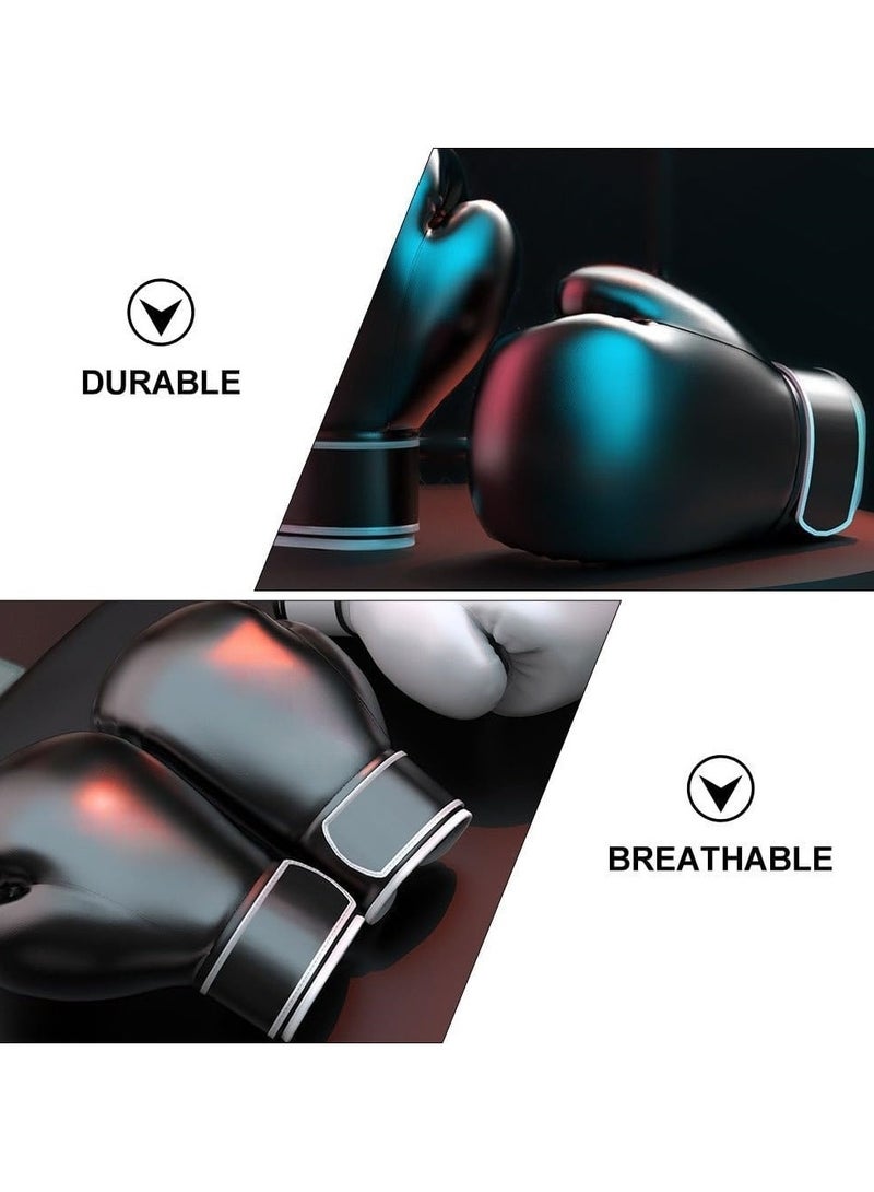 واكيمي قفازات ملاكمة للرجال والنساء، قفازات تدريب احترافية للسجال، للكيك بوكسينغ، فنون القتال المختلطة، مواي تاي، قفازات تركيز، وسادات للتمرين مع راحة يد مهواة. - Image 4