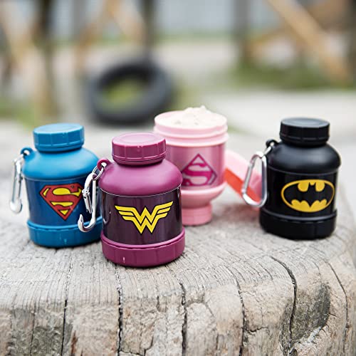Smartshake Justice League Whey2Go Batman Protein Powder Storage Container 50g – BPA Free Shaker Bottle Funnel for Whey Protein Powder - 110ml, DC Comics Batman - Image 5