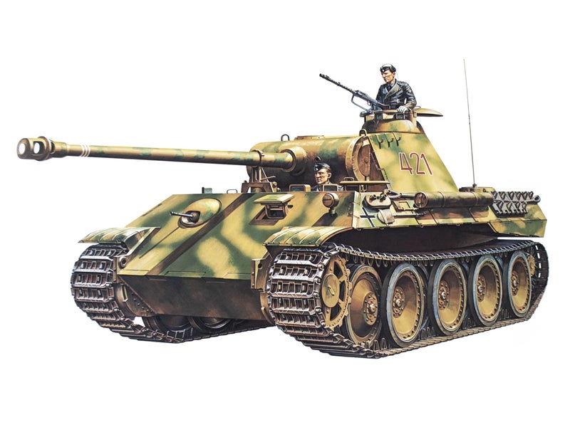 Tamiya Models German Pzkfw V Panther Ausf A Model Kit - Image 2