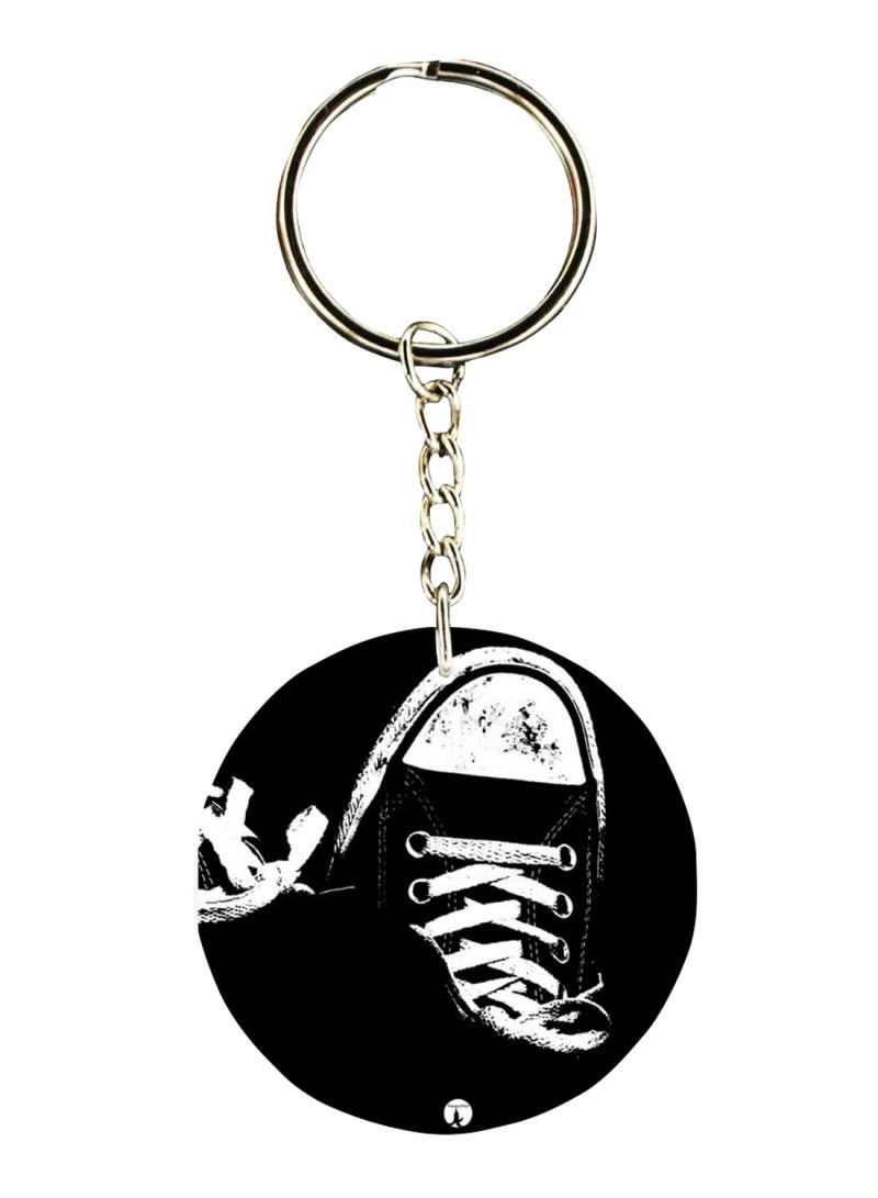 Double Sided Shoe Printed Keychain