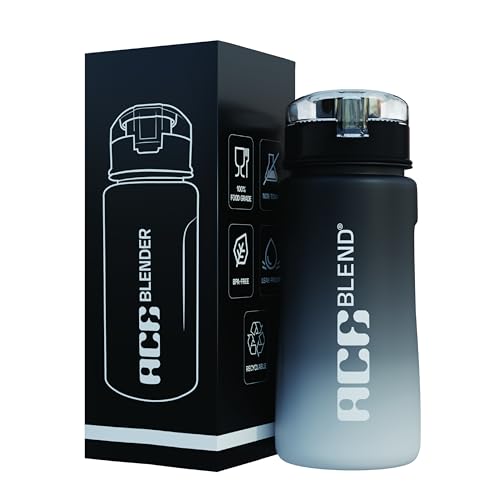 Ace Blend Blender 650ml | 100% BPA Free, Leak Proof | Protein Shaker Bottle with Blender Ball | Ideal for Protein, Pre-workouts | Portable Gym Shaker for Protein Shake, Plastic, Black - Image 2