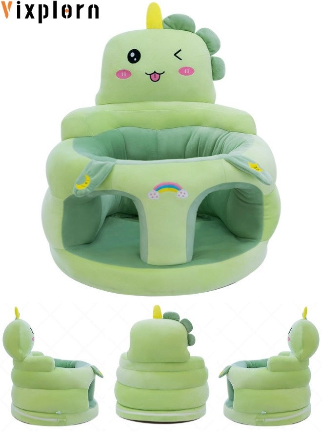 Vixplorn Baby Chair Baby learning sitting seat, baby sofa toys, baby learning chair, cartoon cute plush newborn sofa, crystal velvet fabric, PP cotton filling, toddler children gift, suitable for baby children - Image 1