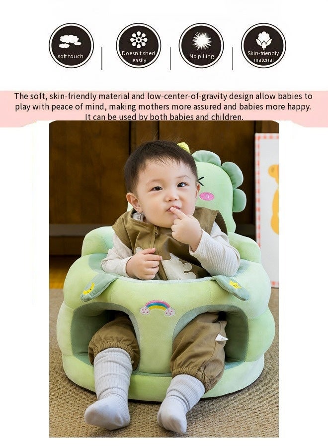 Vixplorn Baby Chair Baby learning sitting seat, baby sofa toys, baby learning chair, cartoon cute plush newborn sofa, crystal velvet fabric, PP cotton filling, toddler children gift, suitable for baby children - Image 4