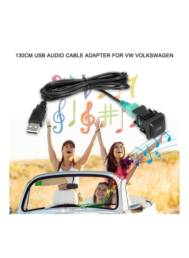 NIBEMINENT USB Audio Cable Adapter For VW Volkswagen  - Image 3