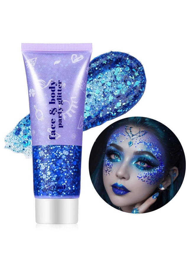 Blue Face Body Glitter,Singer Concerts Blue Face Paint Glitter Makeup,Holographic Chunky Sequins Glitters For Eye Lip Hair Nails,Festival Glitter Rave Accessories,01 Blue Glitter 52G - pzsku/ZD62D8A7B802B5B0C99AFZ/45/_/1734437912/8696a3f4-6076-4d23-9293-d962a07618f7