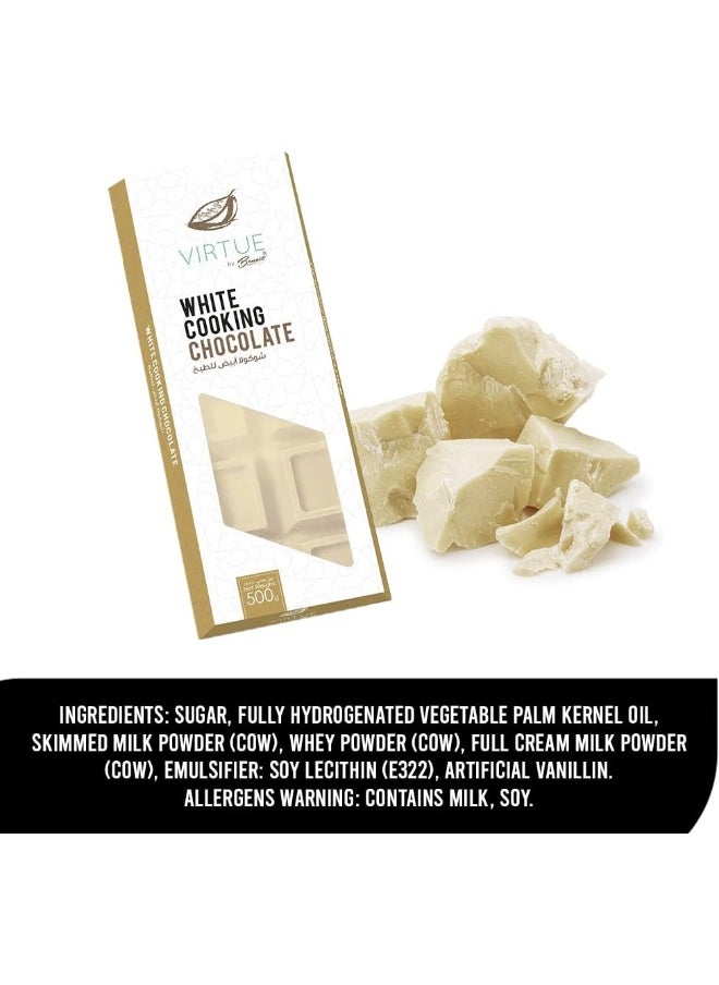 Benoit - Benoit White Compound Chocolate Block 500G - Image 1