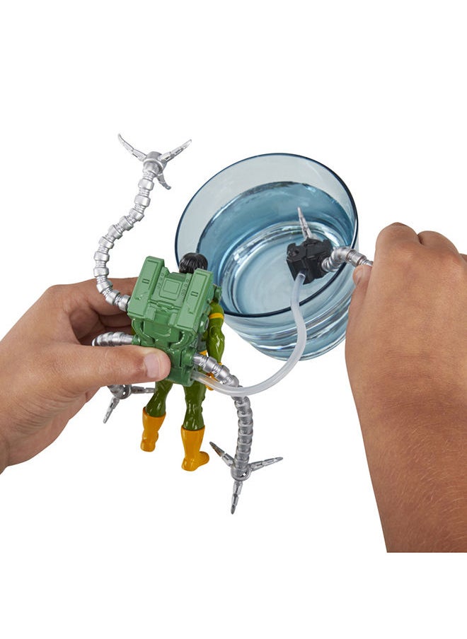 Spider-Man Marvel Spider-Man Aqua Web Warriors 4-Inch Doc Ock Action Figure with Refillable Water Gear Accessory, Action Figures for Boys and Girls 4 and Up  - Image 3