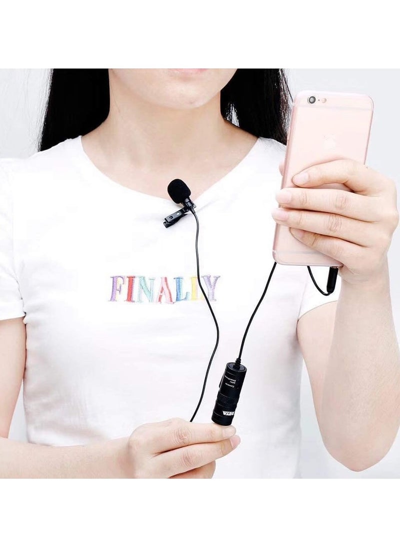 Boya By-M1 Lavalier Microphone With Foam Windscreen For Smartphones And Cameras - black - Image 3