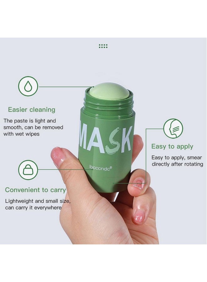nvyue 2PCS Deep Cleanse Mask Stick for Face,Blackhead Remover with Green Tea Extract,Poreless Deep Cleanse Mask Stick for Purifying,Moisturizing,Oil Control Reduce for Women and Men - Image 5