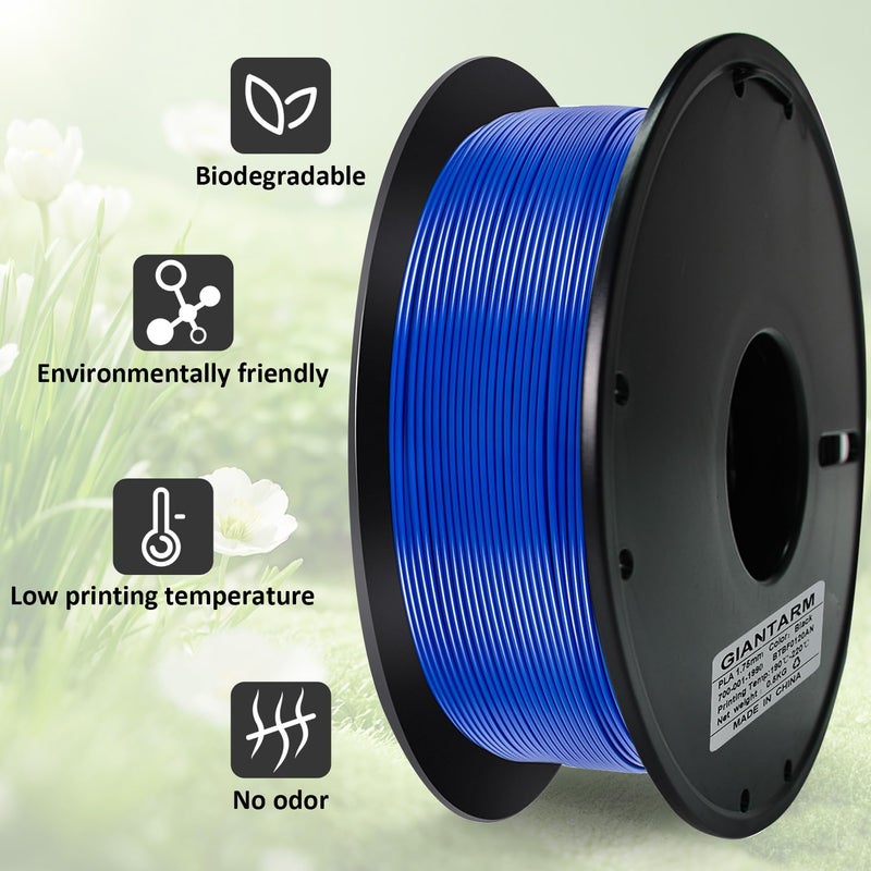 GIANTARM Clear PLA Filament, 1.75mm Transparent PLA 1kg Spool (2.2lbs), 3D Printer Filament with Vacuum Packaging - Image 2