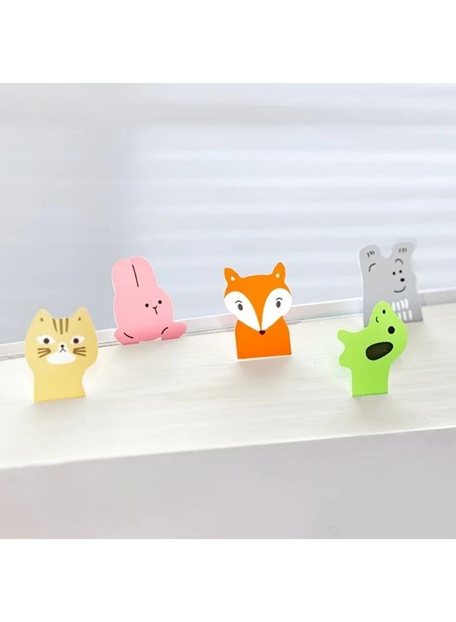Cartoon PET Sticky Notes 80 Sheets Type D Waterproof Translucent Index Labels Office Stationery - Image 4