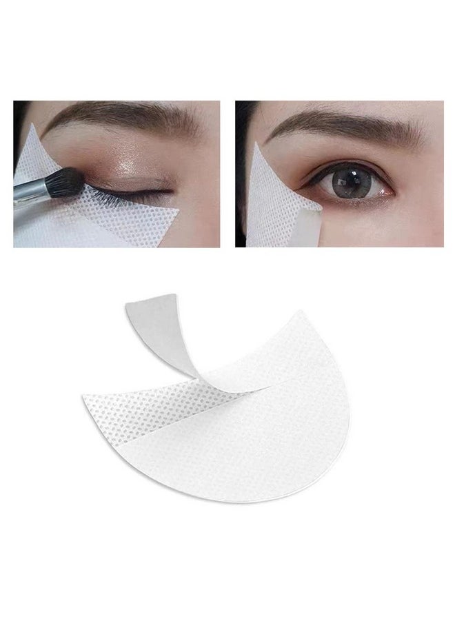 ForSewian ForSewian 200 Pcs Eyeshadow Shields, Professional Lint Free Eye Pad Under Patches - Prevent Makeup Residue for Eyelash Extensions and Tinting Makeup  - Image 1