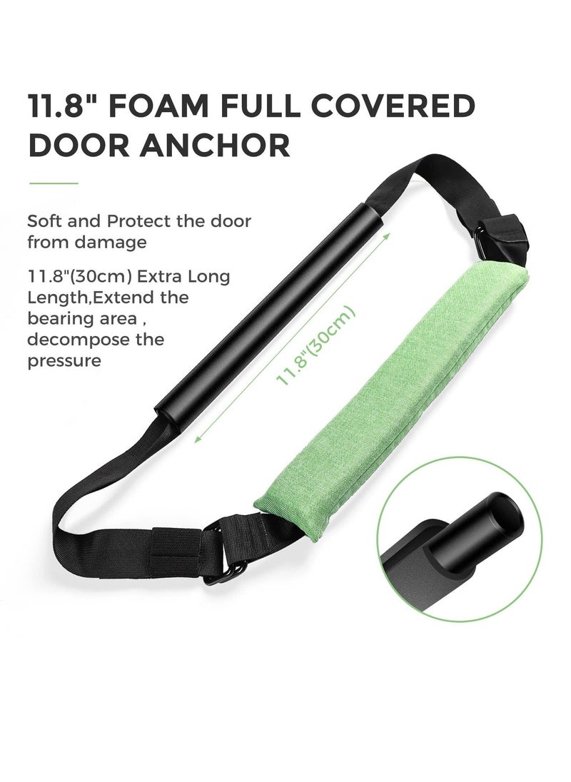 SYOSI - Upgraded Nordic Hamstring Curl Strap, Adjustable Nordic Strap with Soft Knee Pad & Instructions, High Stability Design for Nordic Curl, Ab Workout, Hamstring Curls - Image 1